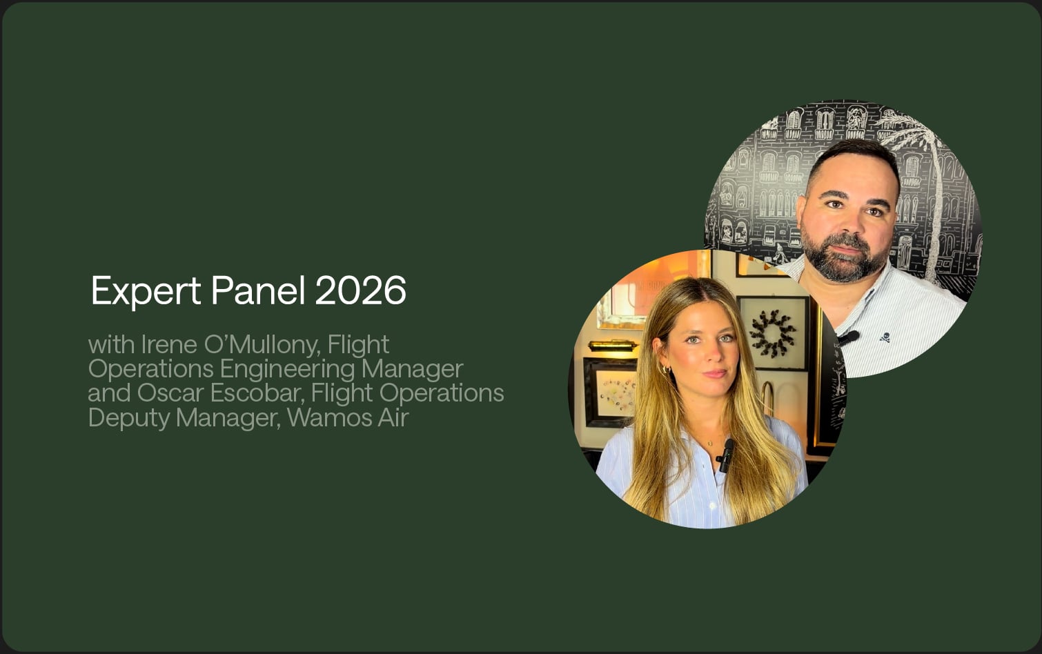 Oscar Escobar and Irene O'Mullony, Wamos Air​