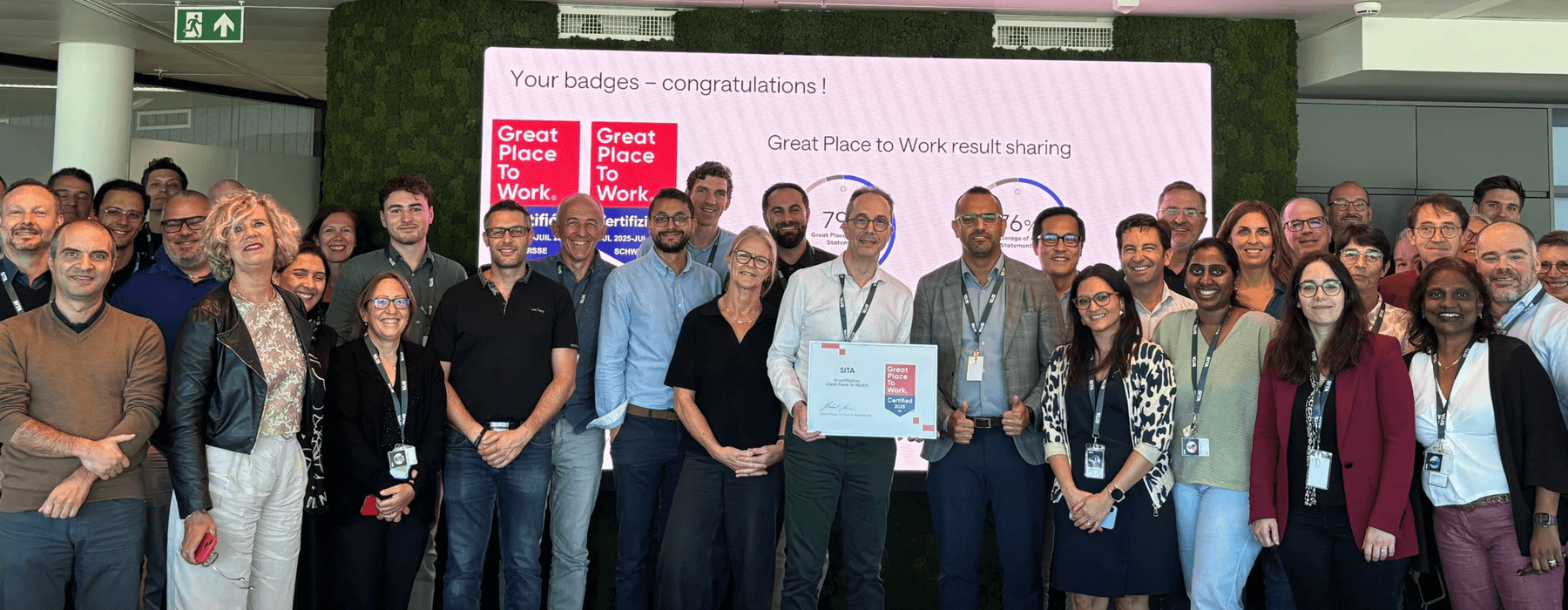 A great place to work starts with people: celebrating our new certification