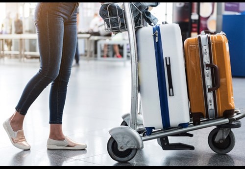 A big case for bag drop and bag tracking