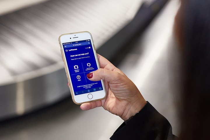 SITA helps Lufthansa Group deliver contactless, mobile way to report and track delayed baggage