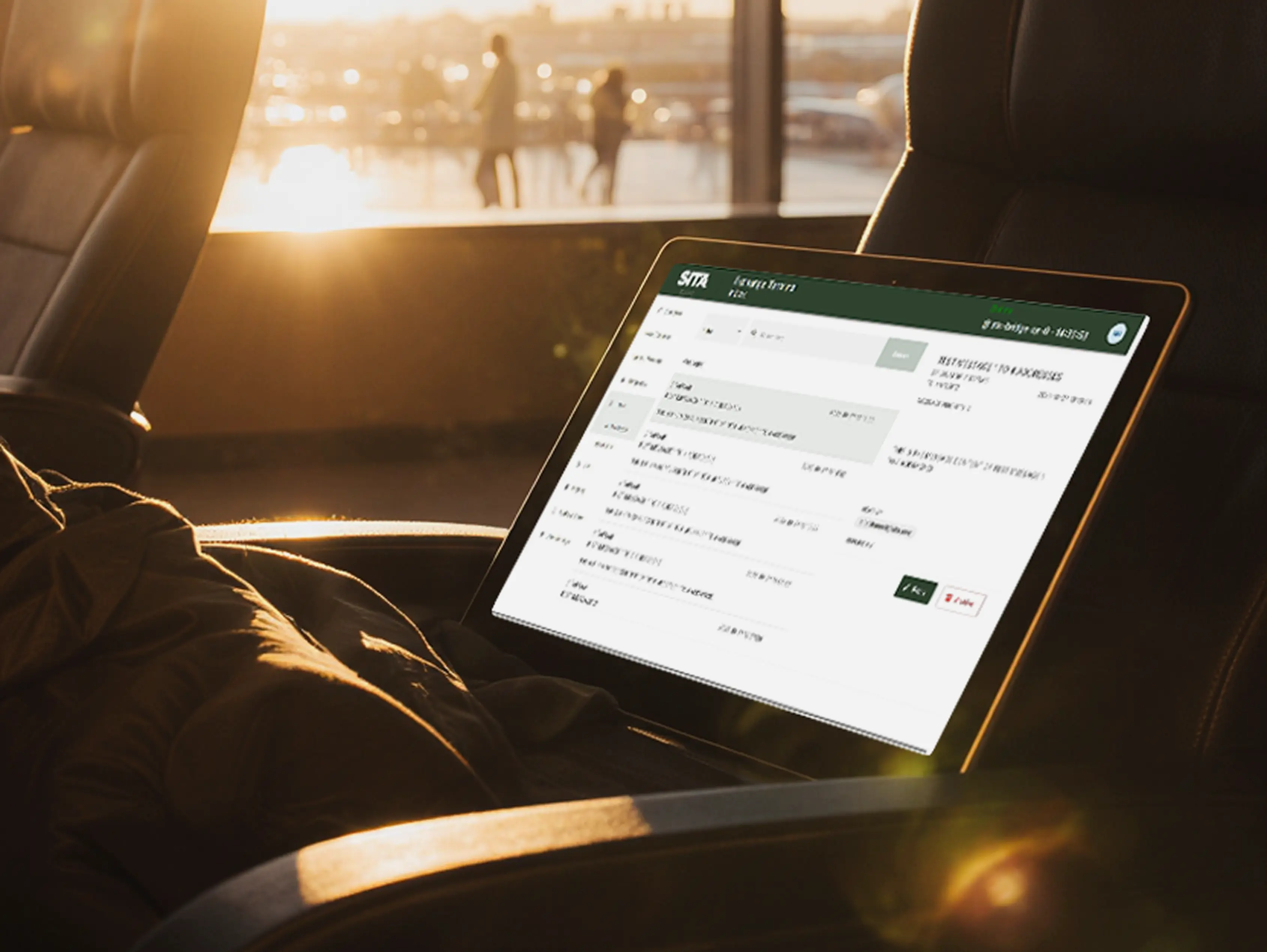 Choose the quick and secure way to deliver flight information