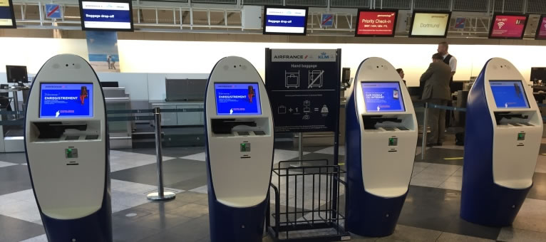 Air France kiosks Air France kiosks