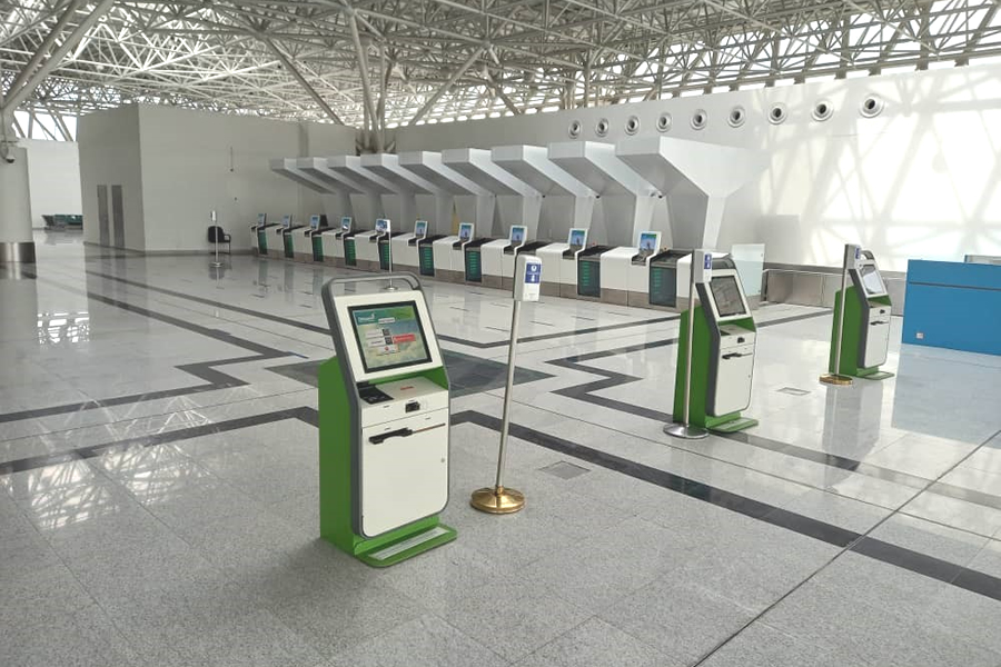 SITA passenger self services land at Addis Ababa Bole International Airport, Ethiopia
