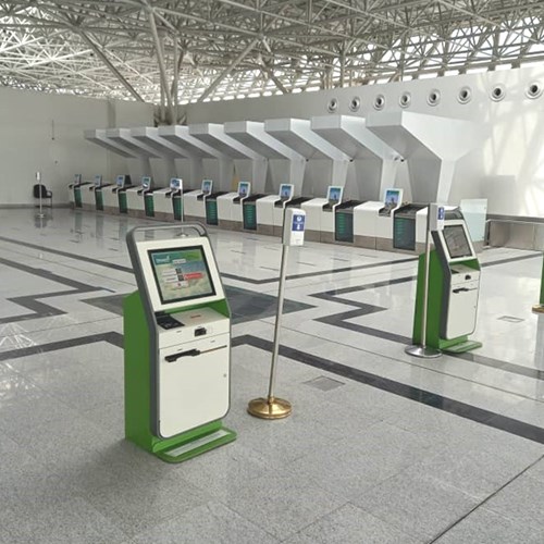SITA passenger self services land at Addis Ababa Bole International Airport, Ethiopia