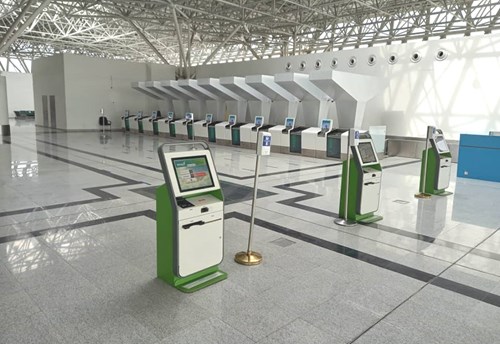 SITA passenger self services land at Addis Ababa Bole International Airport, Ethiopia