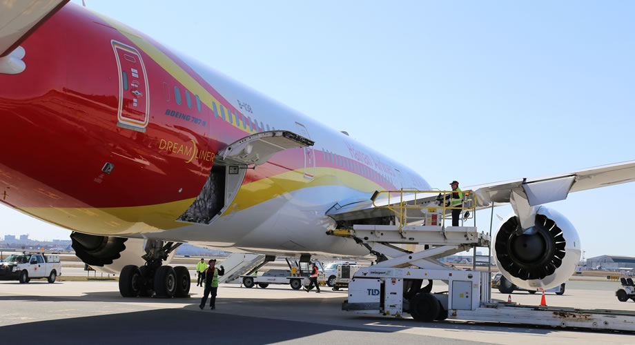 aircraft and crew on ramp