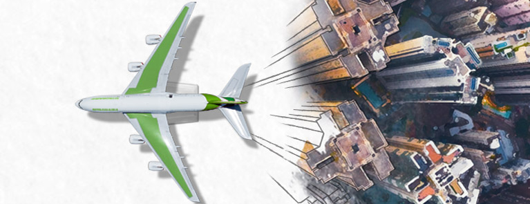 aircraft city illustration aircraft city illustration
