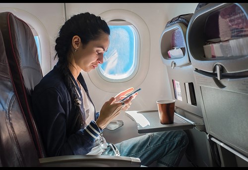 Making passengers’ smart devices their inflight control center
