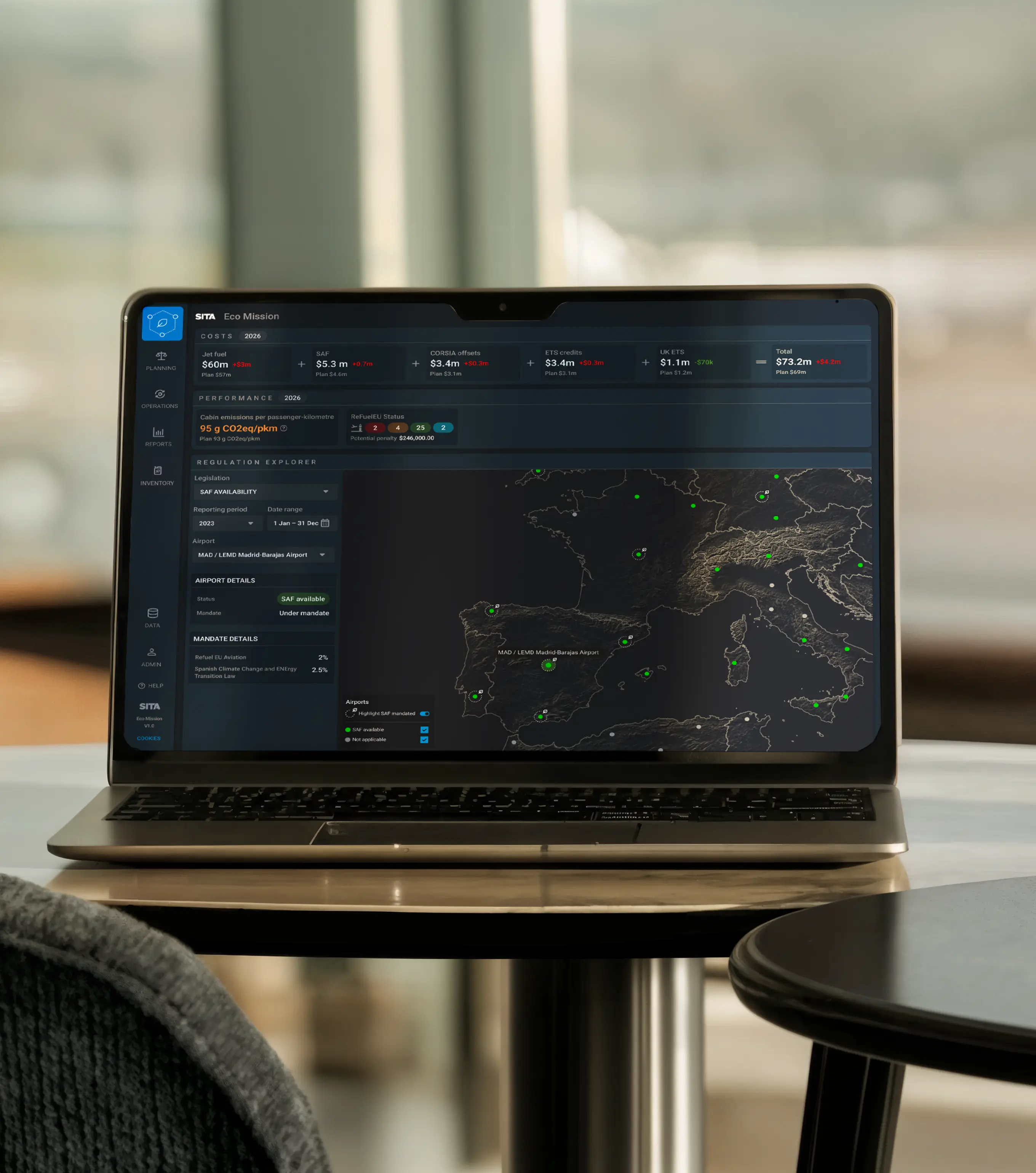Master SAF, carbon cost, and compliance with one emissions platform